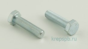 Болт М18 х 1,25 х 80  DIN 961  Zn, пр. 10.9, полная резьба