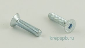 Винт М12 х 80  DIN 7991  Zn, пр. 8.8, потайная голова