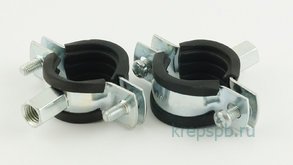 Хомут для труб с комб.гайкой  М8/М10  (108-116)  4